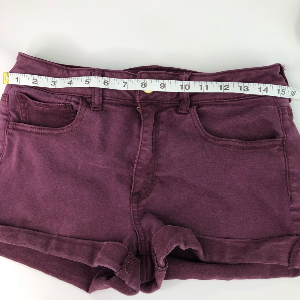 American Eagle Shorts Shortie 10 Red cutoffs jean - Picture 3 of 8